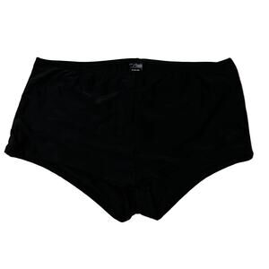 Catalina Women's Black Swim Brief Bottoms Size 2X (18W-20W)